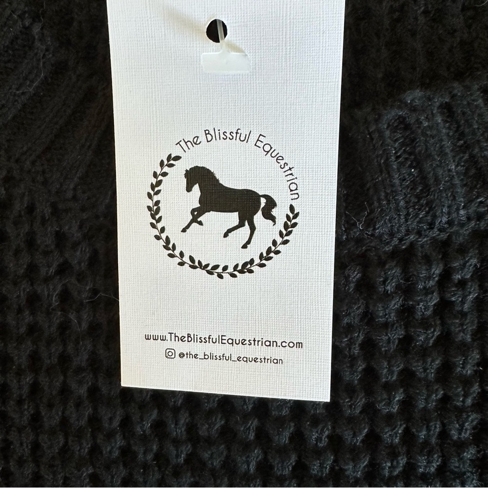 NWT Blissful Equestrian Knit Sweater - Picture 4 of 6